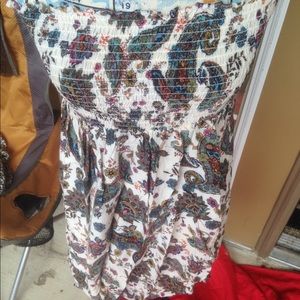 Justify large tube top dress